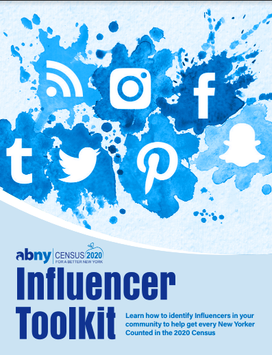 cover of influencer toolkit document