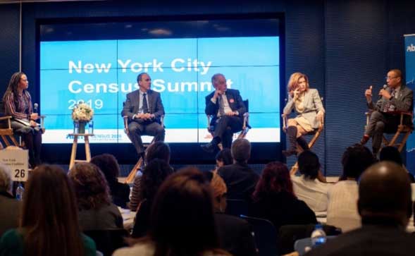 Image of a panel at the Census Summit